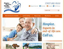 Tablet Screenshot of lakecountyhospice.org